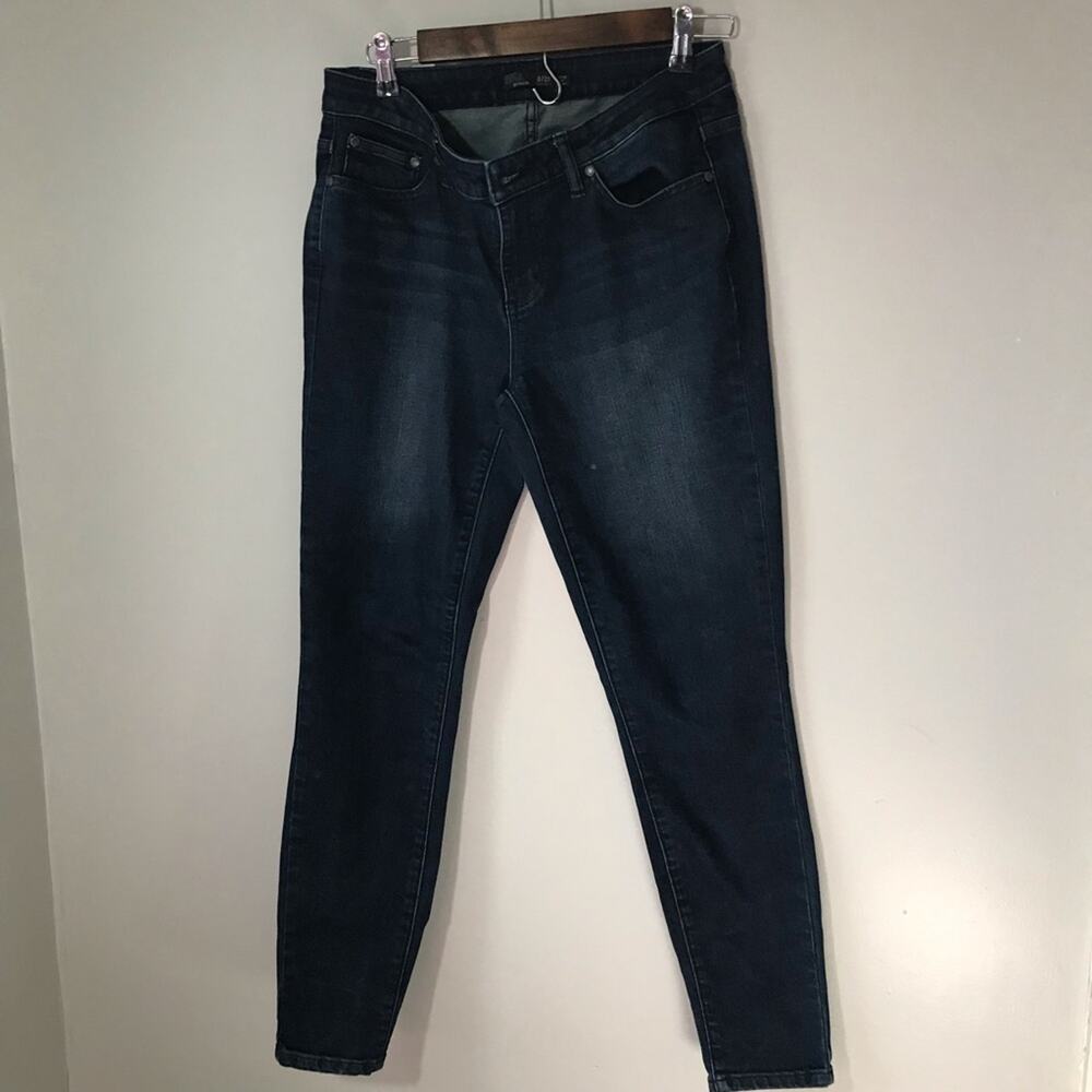 Prana womens jeans 8/29 skinny stretch medium blue organic cotton w4ljsh316